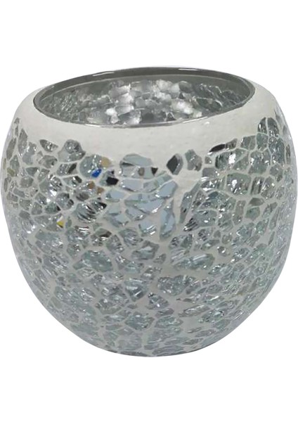 F Fityle Mozaik Cam Çay Işık Mum Eski Şamdan Ome Cafe Shop Decor_ H (Yurt Dışından) fırsatları