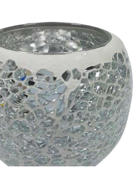 F Fityle Mozaik Cam Çay Işık Mum Eski Şamdan Ome Cafe Shop Decor_ H (Yurt Dışından) indirimleri