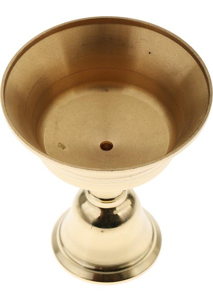 F Fityle Budist Bakır Lamba Tutucu Mumluk Pirinç Yağ Lambası Craft Caliber 8.5 cm (Yurt Dışından)