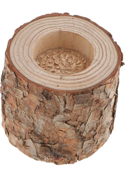 F Fityle Ağaç Stump Tealight Mumluk Şamdan Ev Düğün Için Standı 7 cm (Yurt Dışından)