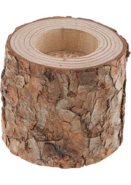 F Fityle Ağaç Stump Tealight Mumluk Şamdan Ev Düğün Için Standı 7 cm (Yurt Dışından) fiyatları