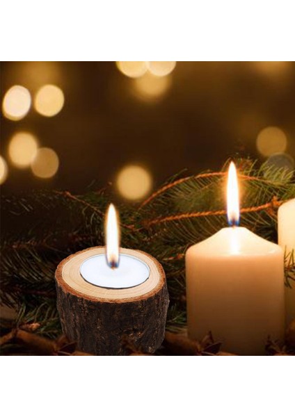 F Fityle Doğal Stump Adil Tealight Mumluk Ahşap Şamdan Saksı 4.2 cm 6x4.2 cm (Yurt Dışından) modelleri