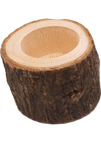 F Fityle Doğal Stump Adil Tealight Mumluk Ahşap Şamdan Saksı 4.2 cm 6x4.2 cm (Yurt Dışından) fırsatları