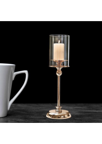 F Fityle Cam Ayağı Mumluk Standı Metal Şamdan Candlestick Düğün Dekor L (Yurt Dışından) fırsatları