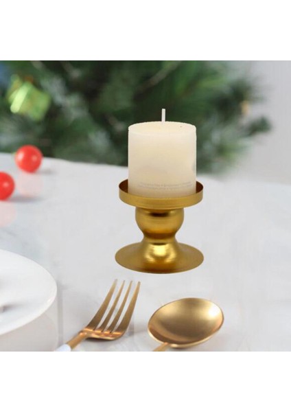 F Fityle Nordic 3D Demir Metal Ayağı Mumluk Masa Şamdan Standı Dıy Ev Dekor (Yurt Dışından)
