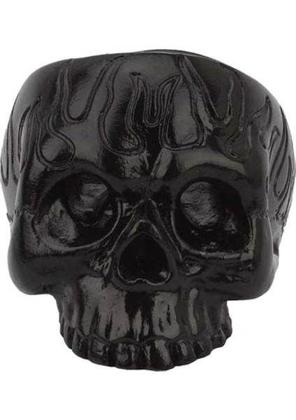 F Fityle Reçine Siyah Kafatası Mumluk Şamdan Heykeli Craft Cadılar Bayramı Dekor (Yurt Dışından) fiyatları