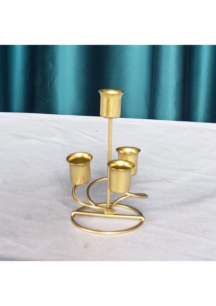 F Fityle Şamdan Tutucular Mum Standı Candelabra Düğün Ev Yemeği Altın Için (Yurt Dışından) modelleri