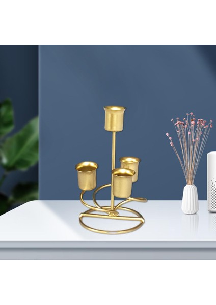 F Fityle Şamdan Tutucular Mum Standı Candelabra Düğün Ev Yemeği Altın Için (Yurt Dışından) fırsatları