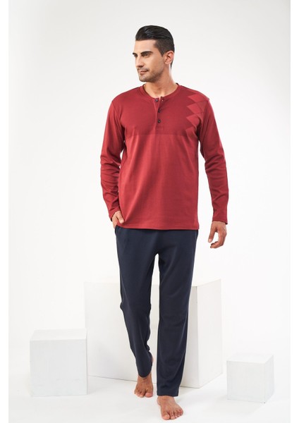 22601 Erkek Uzun Kol Pijama Takımı