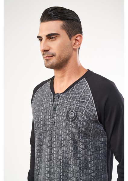 22604 Erkek Uzun Kollu Pijama Takımı