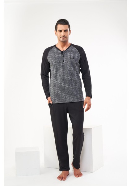 22604 Erkek Uzun Kollu Pijama Takımı