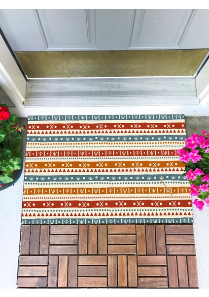Dekoratif Kapı Önü Paspası Dekoratif Kapı Paspası Dış Mekan Paspas Ev Içi Paspası 45X70CM
