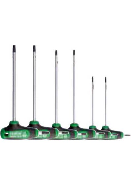 K99-12-06 6 Parça T Saplı Torx Anahtar Takımı