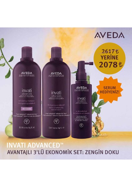 Invati Advanced Avantajlı 3'lü Ekonomik Set : Zengin Doku