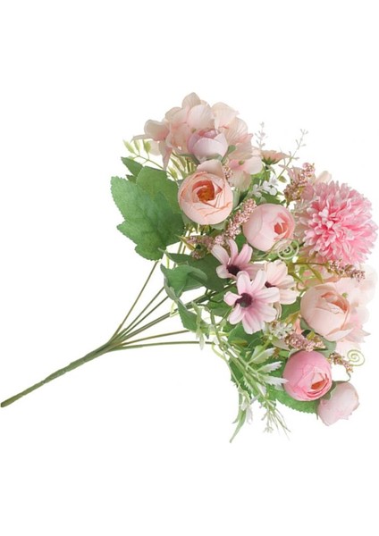 F Fityle 7 Yapay Bracketplant Asılı Çelenk Sanatı Açık Pembe Demet (Yurt Dışından) indirimleri