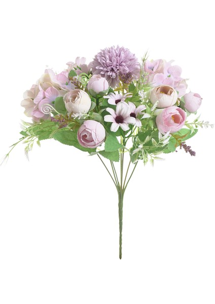 F Fityle Yapay Bracketplant Asılı Garland Sanat Işık Mor 7 Demet (Yurt Dışından)