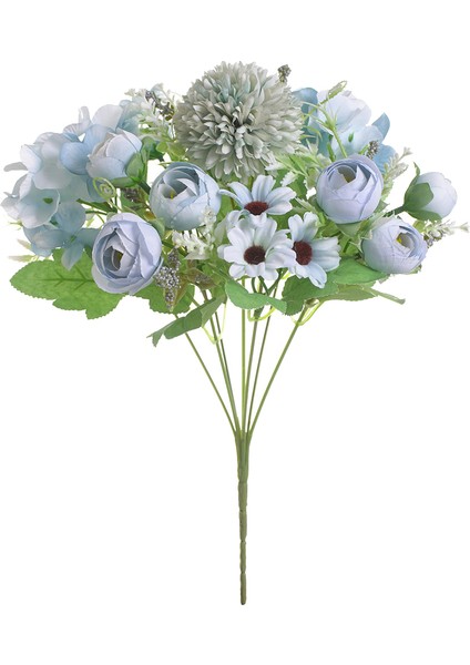 F Fityle 7 Yapay Bracketplant Demet Asılı Garland Sanat Mavi (Yurt Dışından)