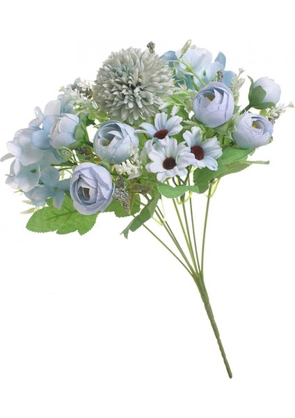 F Fityle 7 Yapay Bracketplant Demet Asılı Garland Sanat Mavi (Yurt Dışından)