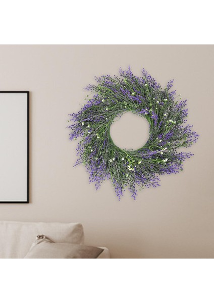 F Fityle Yapay Lavanta Çiçek Çelenk Garland Kapı Çiftlik Evi Dekor Spiderwort (Yurt Dışından) fırsatları