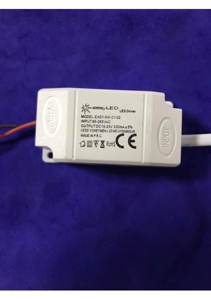 LED Driver 5W Output DC15-25V 300 Mah