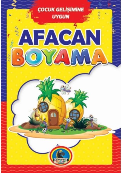 Çocuk Gelişimine Uygun Afacan İnce Boyama (1 Kitap)