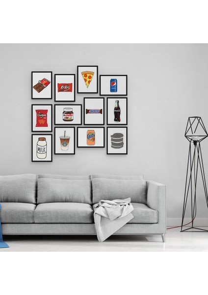 Atıştırmalık 12 Parça Mdf Tablo