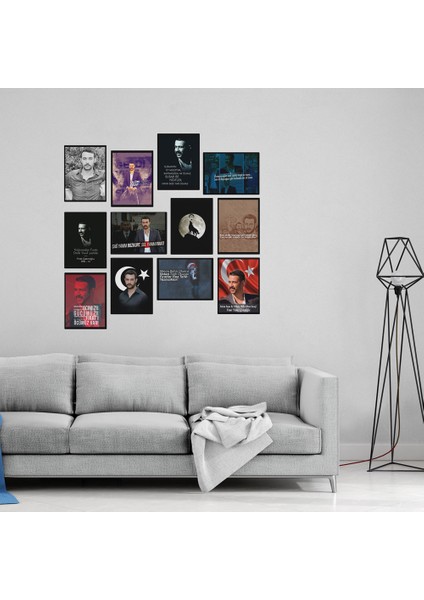 Fırat Yılmaz Çakıroğlu 12 Parça Mdf Tablo fiyatları