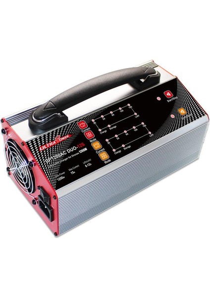 UP1200AC Duo 2X600W 15A 6-12S Lipo Lihv Pil Şarj Cihazı