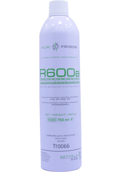 R600A 420GR Isobutan Alüminyum Tüp