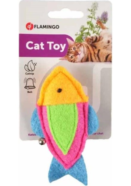 Viny Catnipli ve Zilli Balik Kedi Oyuncağı 12 cm