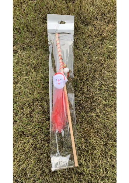 Peluş Oyuncak Noel Baba Figürlü Çanlı Kedi Oltası modelleri