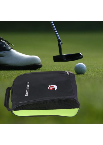 Golf Ayakkabı Çanta Ventilasyon ile Fermuarlı Seyahat Ayakkabı Çanta Siyah Sarı (Yurt Dışından) modelleri