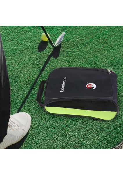 Golf Ayakkabı Çanta Ventilasyon ile Fermuarlı Seyahat Ayakkabı Çanta Siyah Sarı (Yurt Dışından) indirimleri
