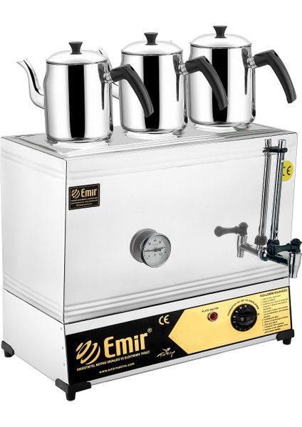 Emirmakine Çay Ocağı Kazanı 60 Model Elektrikli Pleytsiz 1-Kalite