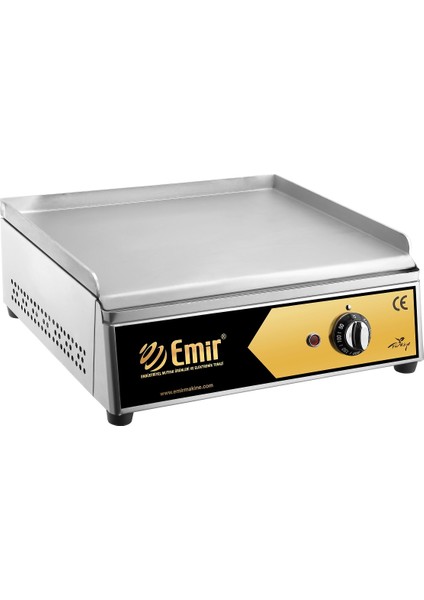 Emirmakine Plate Izgara Elektrikli 50 cm Köfte Hamburger Pişirme