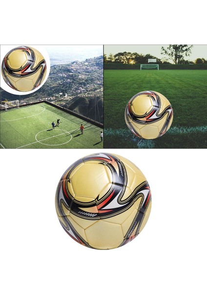 Futbol Topu Boyutu 5 Açık Oyuncaklar Dikişli Eğitim Topu Resmi Maç Sarı (Yurt Dışından) fırsatları