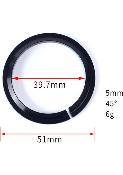 Bisiklet Kulaklık Taban Spacer Dönüşüm Halka Çatal Taç Yarışı 1.5in Tarpered Fork C C Taban (Yurt Dışından)