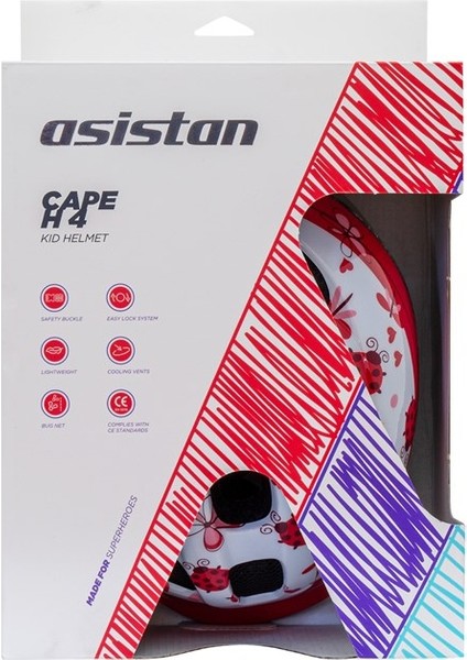 Cape H4 Çocuk Bisiklet Kask Xs (2-5 Yaş Arası)