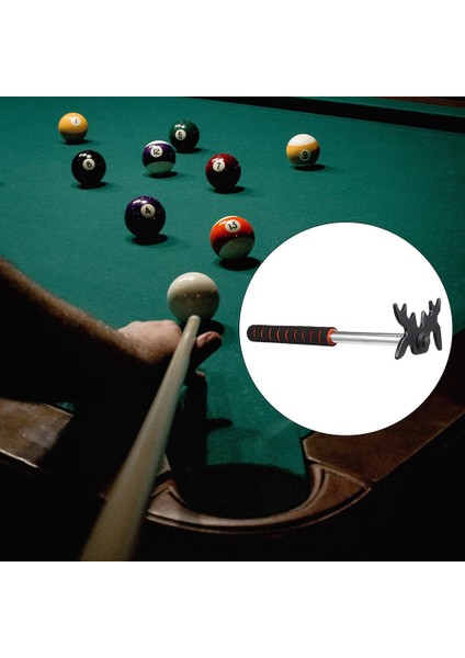 Bilardo Havuz Cue Çıkarılabilir Plastik Köprü Kafası Oyun Yarışması ile Sopa (Yurt Dışından)