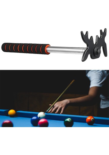 Bilardo Havuz Cue Çıkarılabilir Plastik Köprü Kafası Oyun Yarışması ile Sopa (Yurt Dışından)