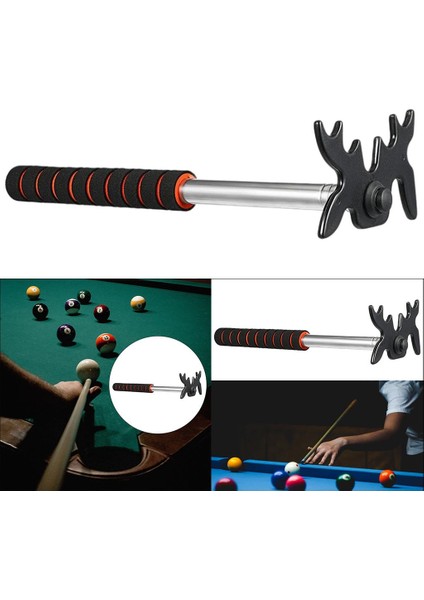Bilardo Havuz Cue Çıkarılabilir Plastik Köprü Kafası Oyun Yarışması ile Sopa (Yurt Dışından)