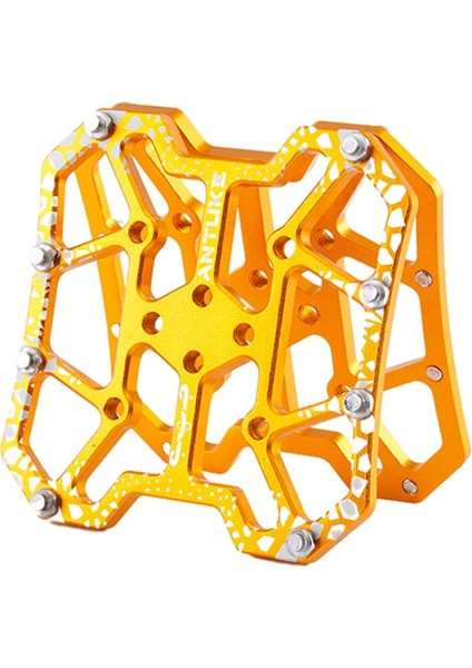 2 Adet Bisiklet Clipless Pedallar Platform Adaptörü Dağ Yol Bisiklet Döngüsü Altın (Yurt Dışından)