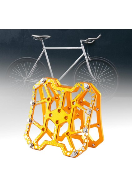 2 Adet Bisiklet Clipless Pedallar Platform Adaptörü Dağ Yol Bisiklet Döngüsü Altın (Yurt Dışından) fiyatları