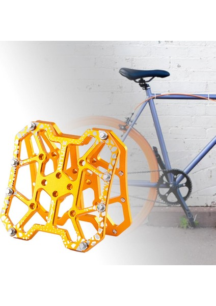2 Adet Bisiklet Clipless Pedallar Platform Adaptörü Dağ Yol Bisiklet Döngüsü Altın (Yurt Dışından) indirimleri