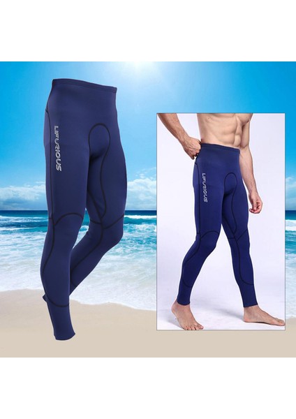 Erkek Wetsuit Pantolon Neopren Sörf Yapmak Için Sıcak 2mm Mayo Xxl Mavi (Yurt Dışından)