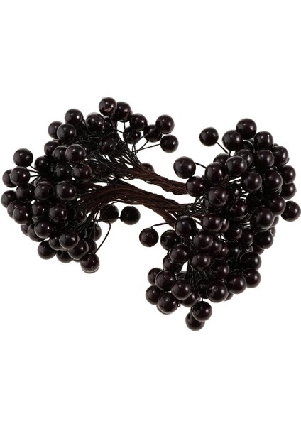 F Fityle 40-Çilek Yapay Holly Berry Kök 13CM - Noel Ağacı Dekor Siyah (Yurt Dışından) indirimleri