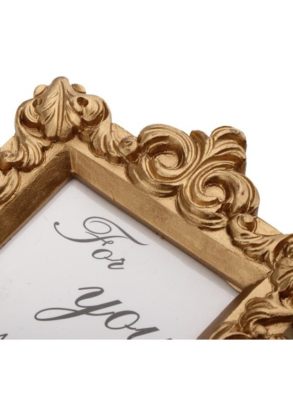 F Fityle Düğün Ziyafet Altın Resim Fotoğraf Çerçevesi Parti Masa Adı Yer Kart Sahibinin (Yurt Dışından) fırsatları