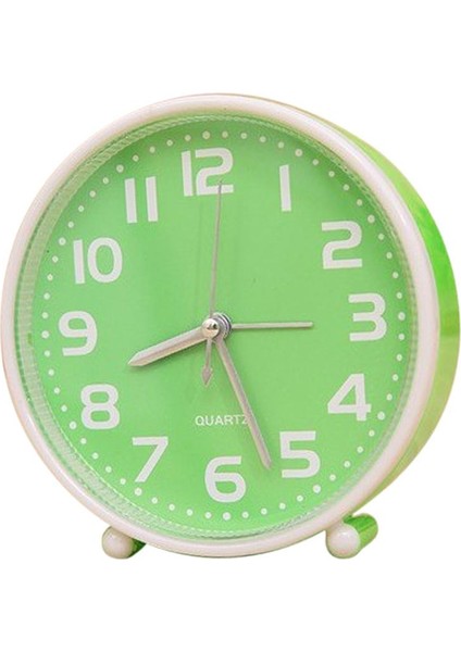 F Fityle 5 Inç Taşınabilir Küçük Sessiz Çalar Saat Kuvars Hareketi Gece Lambası 04 Yeşil (Yurt Dışından)