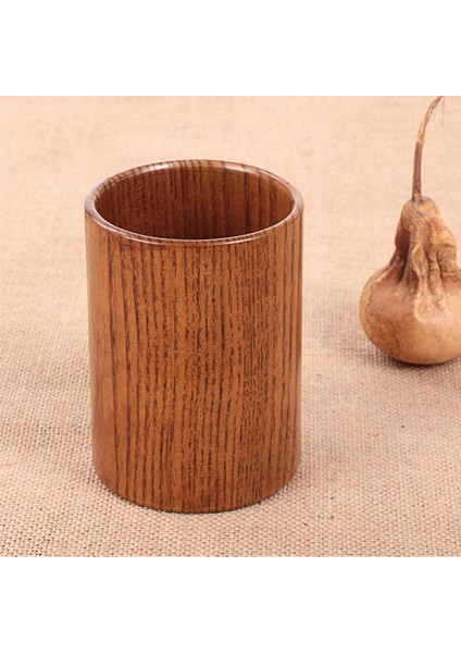 Yuvarlak Ahşap Eşyası Depolama Tutucu Mutfak Ahşap Çatal Dekor Jar 11X8 cm S (Yurt Dışından)