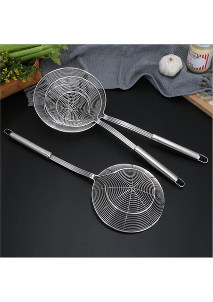 Paslanmaz Çelik Çin Spiral Kaldırıcı Skimmer Derin Kızartma Süzgeci 16CM (Yurt Dışından)
